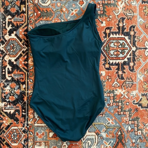 Kate Spade Daisy Buckle One Shoulder One Piece Swimsuit | Women’s Size S - Picture 5 of 8